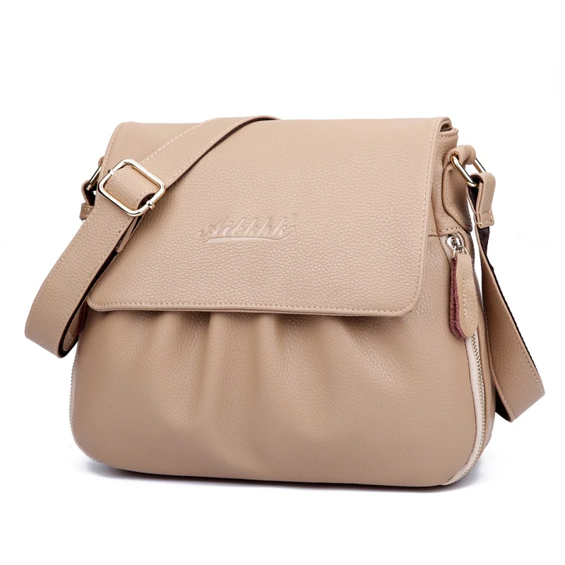 Женская сумка из натуральной кожи модный винтажный мессенджер через плечо