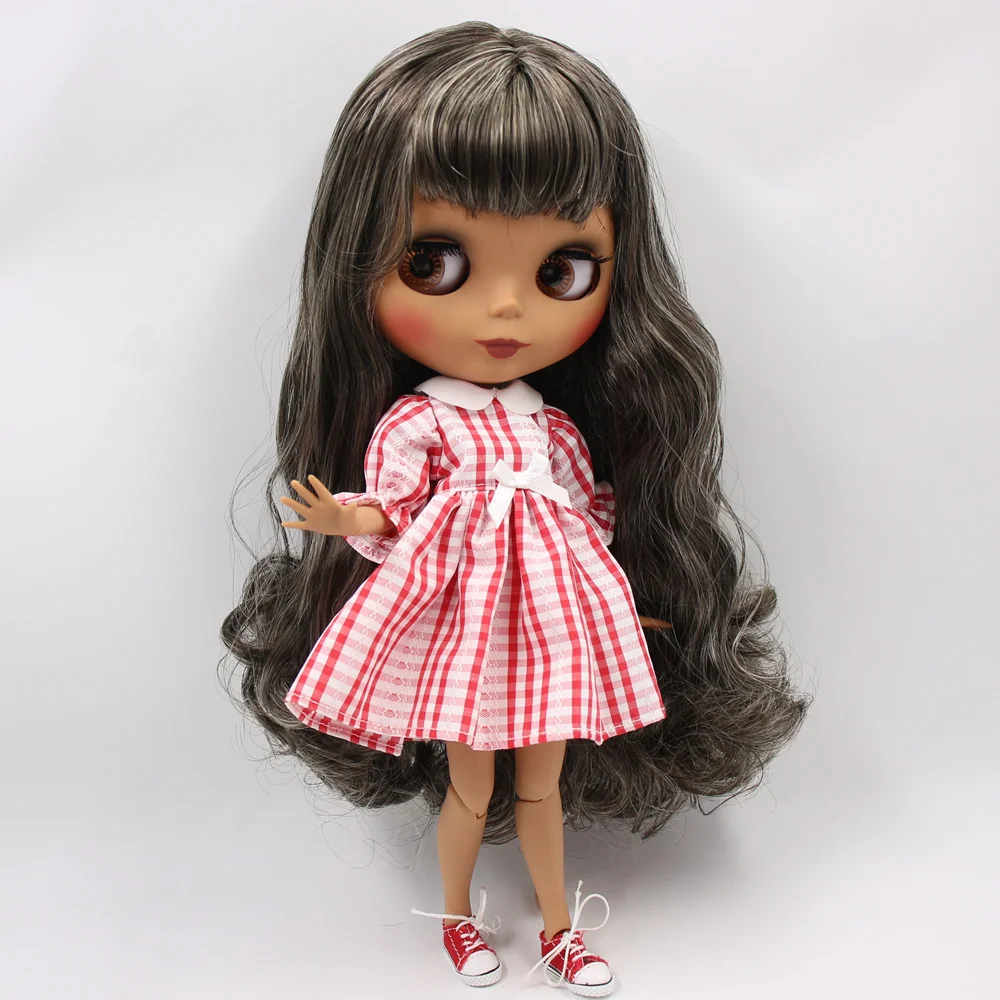 Кукла на заказ ICY DBS Blyth No.BL950/313 Black mix светлые волосы 1/6 bjd аниме ob24|Куклы| |