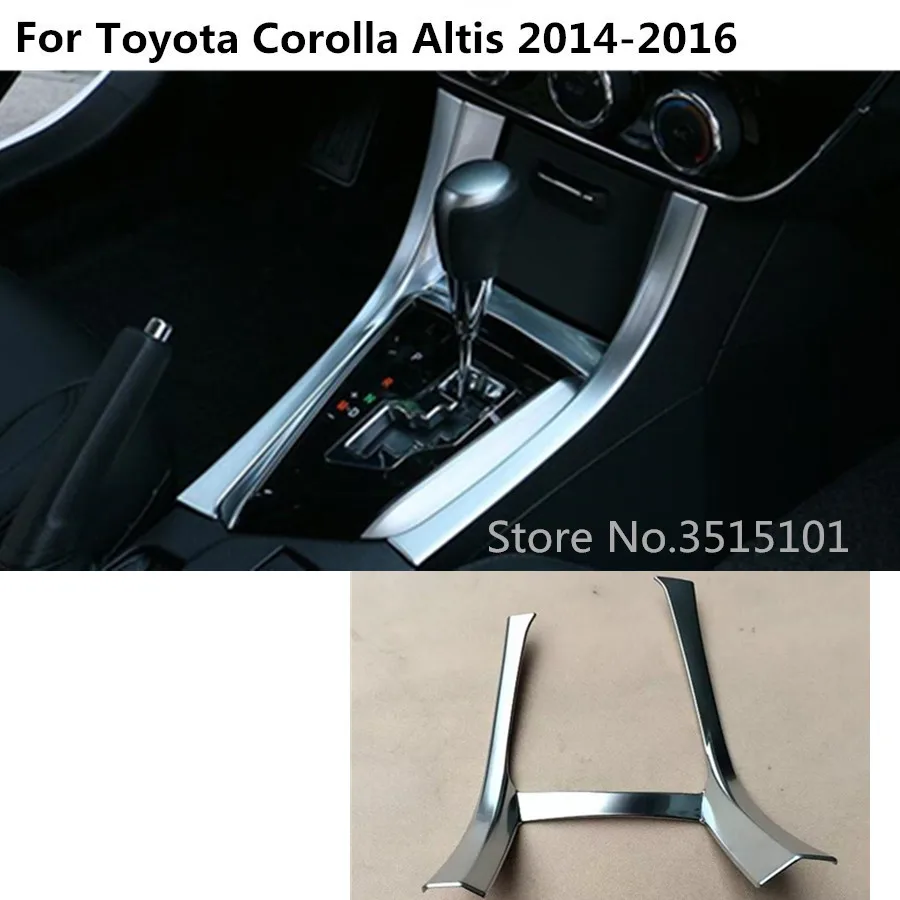 1 шт. для toyota Corolla Altis 2014 2015 2016 хромированная панель автомобиля|abs corolla|corolla corollaframe