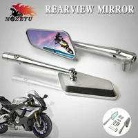 for yamaha mt09 mt07 fz 07 fz 09 mt 07 09 fz07 fz09 universal motorcycle accessories mirror moto side scooter rearview mirrors