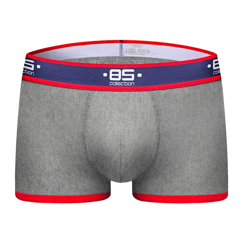 Боксеры Мужское нижнее белье Cueca пикантные Мужские Трусы Дышащие хлопок Слип