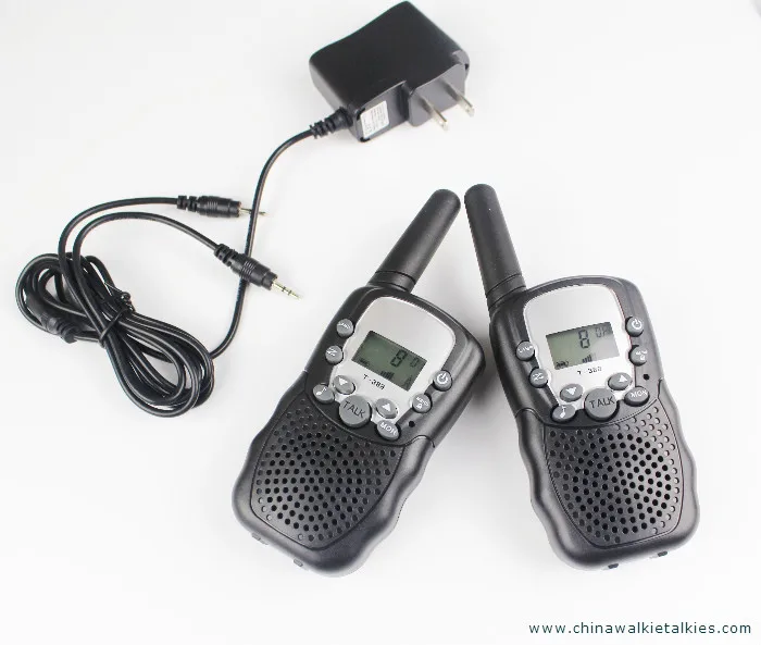 2 шт. FRS/GMRS 462-467 МГц Walkie Talkies пара T388 портативное 2-стороннее радио Внутреннее