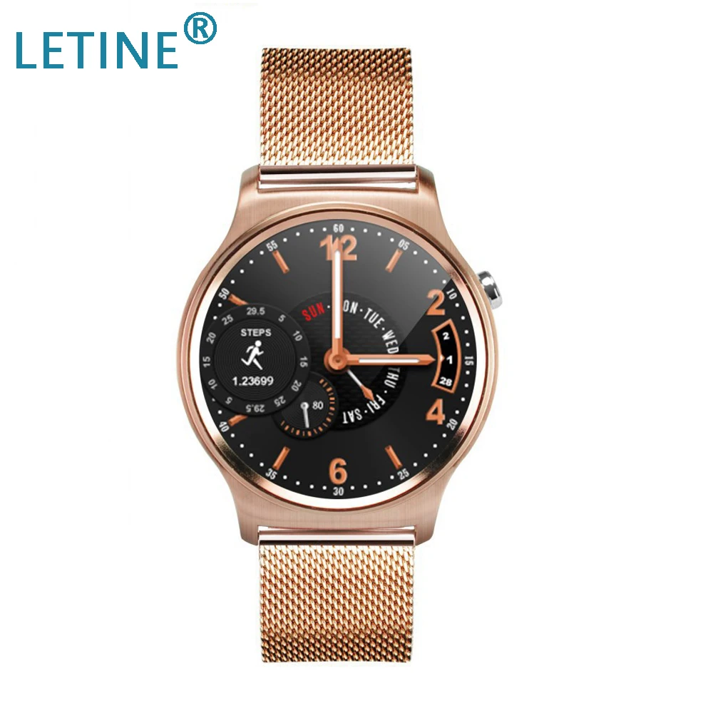 Letine GW01 Bluetooth умные часы IP53 водонепроницаемый сенсорный экран электронные