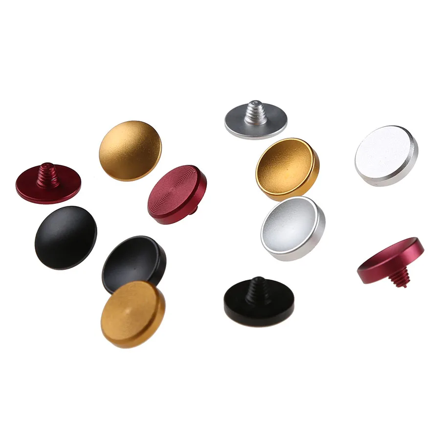 3 шт. Золотая плоская вогнутая выпуклая Кнопка механического спуска затвора для