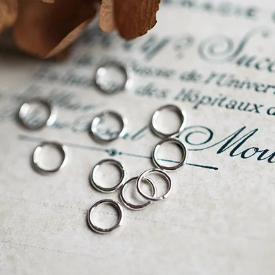 Раздельное кольцо для прыжков массивное ожерелье соединительные крючки