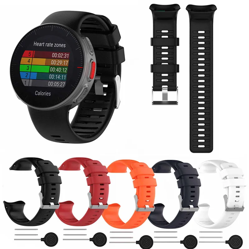 Силиконовый ремешок на запястье умный Браслет Сменный ремень для POLAR Vantage M