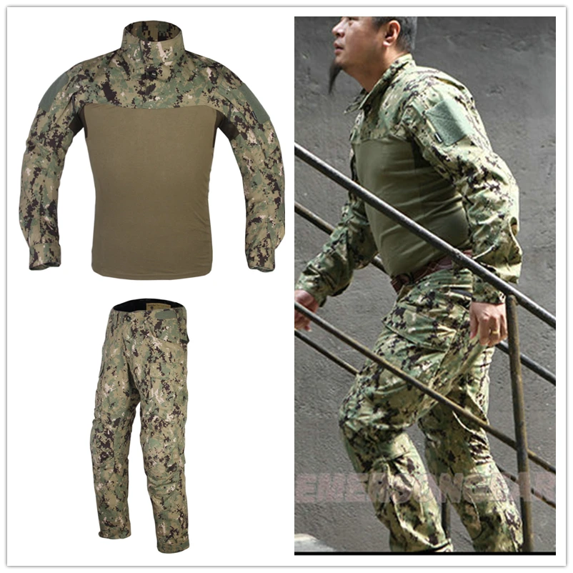 EmersonGear брюки десантные+ Shrits городские тактические Мужские военный штурм Спорт на открытом воздухе для боевой подготовки спецназа армейские ghillie Костюмы YKK