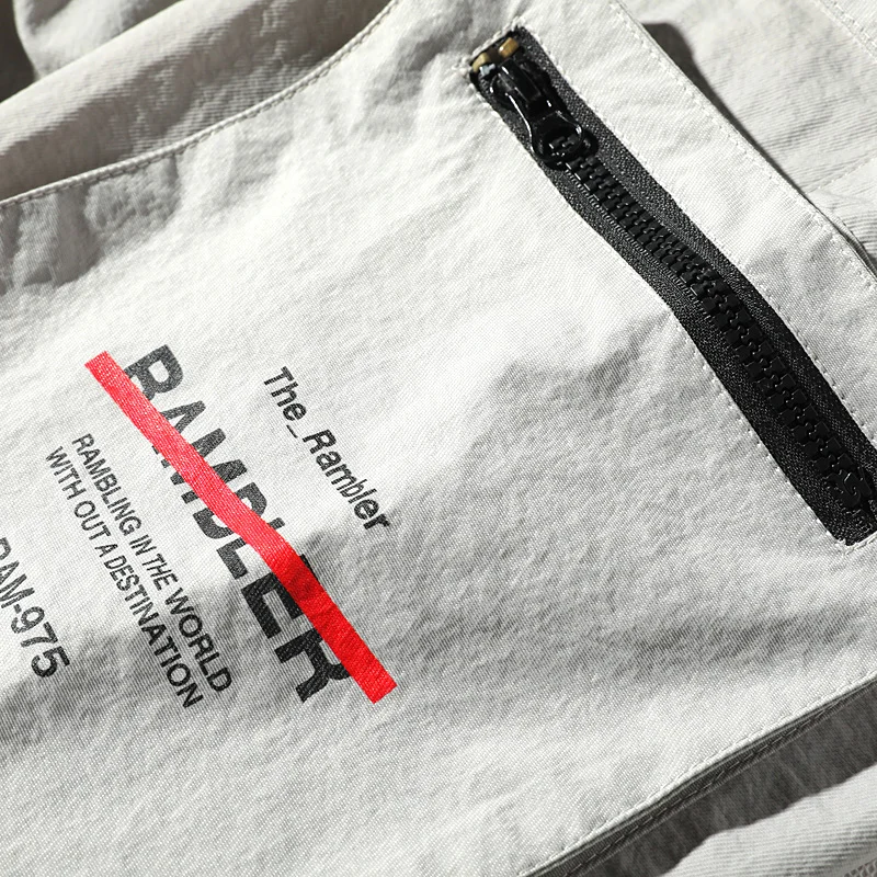 Хип-хоп брюки мужские свободные джоггеры с принтом уличная одежда шаровары