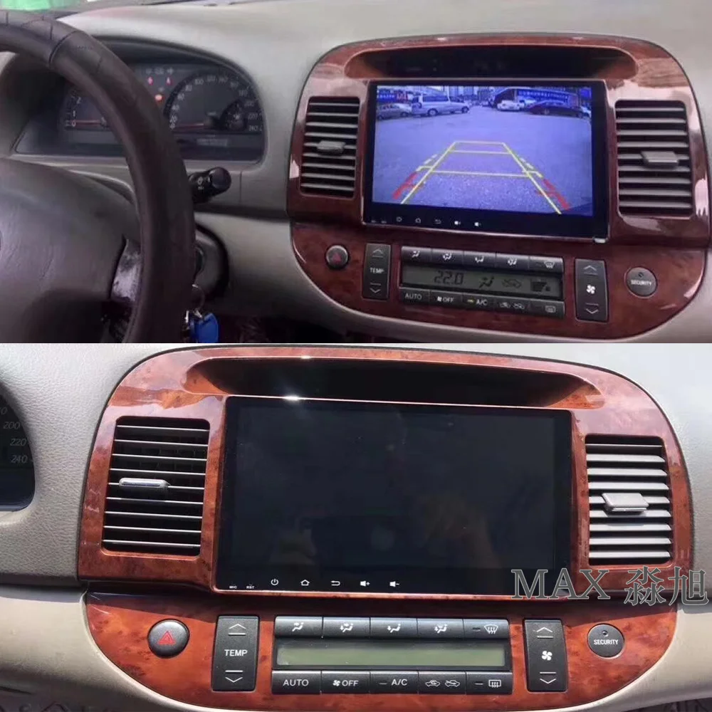 MAX Qcta Core Android 8.1.0 автомобильный dvd-плеер для Toyota Camry 2002 2003 2004 2005 2006 Автомагнитола RDS Bluetooth 4G WiFi SWC gps карта
