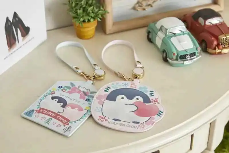 IVYYE/модные Kawaii Penguin аниме, плюшевая визитница из искусственной кожи с мультяшным рисунком, Кредитные ID Сумки, кошелек для монет и автобусов, подарки для девочек, новинка