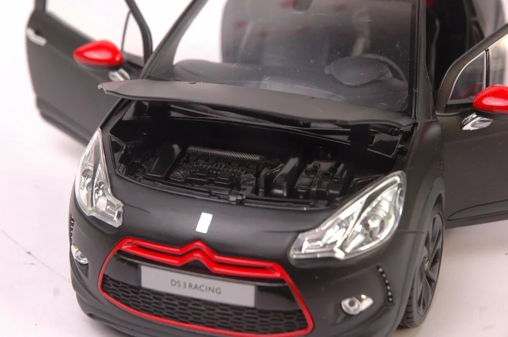 1:18 литая под давлением модель для Citroen DS3 Racing 2010 красная крыша сплав игрушечный автомобиль миниатюрная коллекция подарок