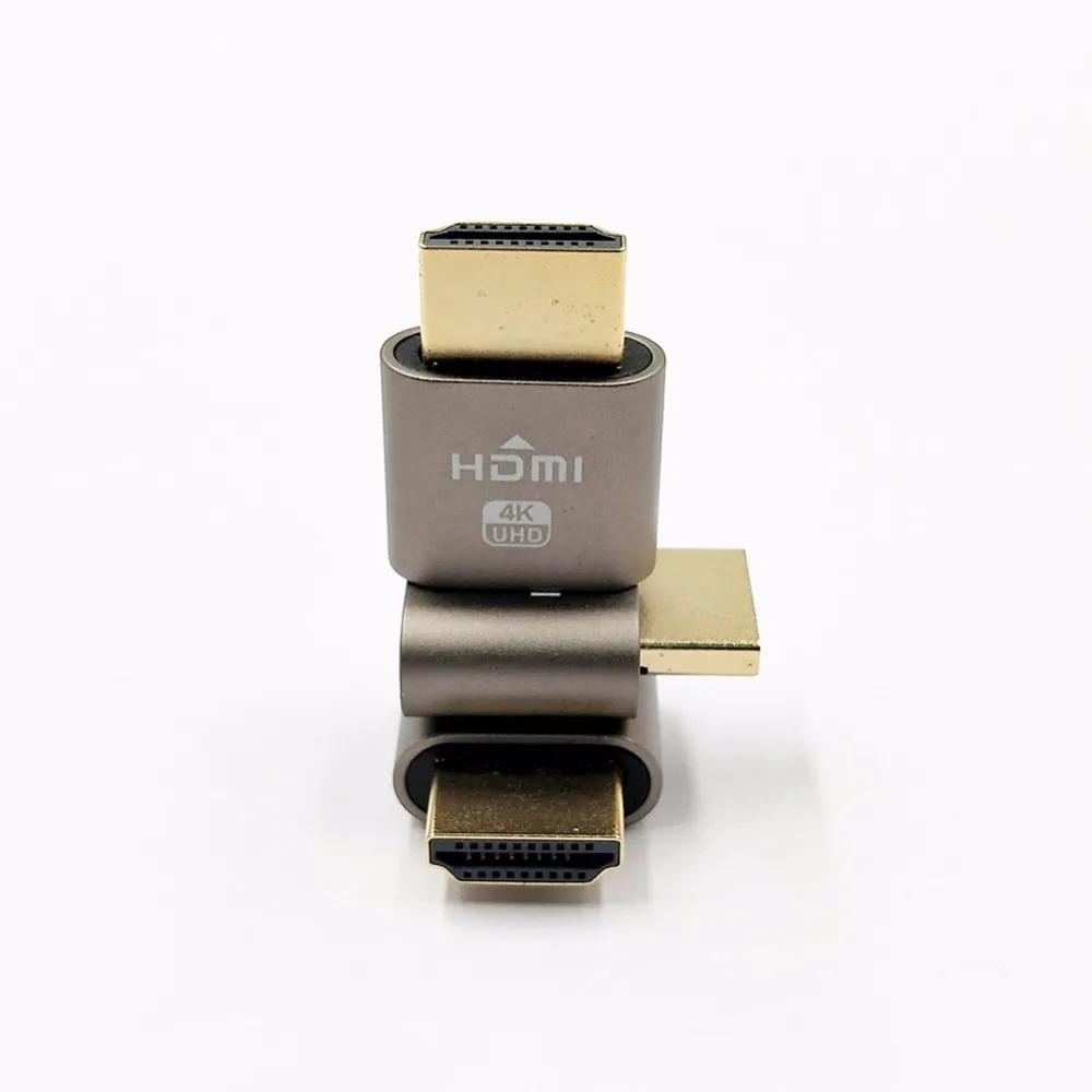 Новый 1 шт. VGA виртуальный дисплей адаптер HDMI 4 DDC EDID пустышка разъем эмулятор