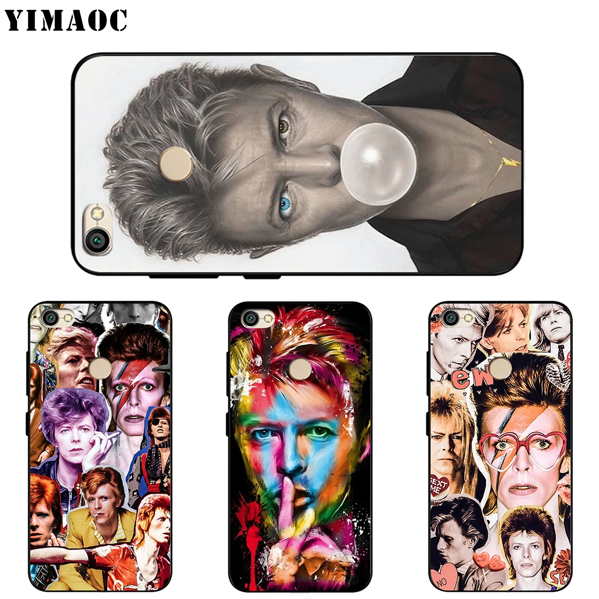 Чехол David Bowie для Xiaomi Redmi MI Note MAX 3 6a 7 6 8 9 10 GO SE A1 A2 A3 Lite 8A F1 Pro|Бамперы| |