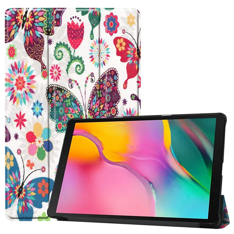 3 Для samsung Galaxy Tab A 10," дюймов SM-T510 SM-T515 10,1 дюймов планшет печать чехол Магнитный чехол для samsung Tab A 10,1 - Цвет: 3