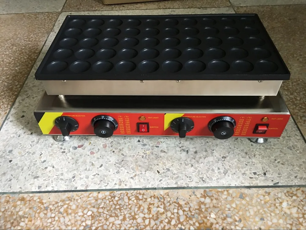 Электрический 110v 220v Poffertjes гриль голландский вафельница мини блинная машина