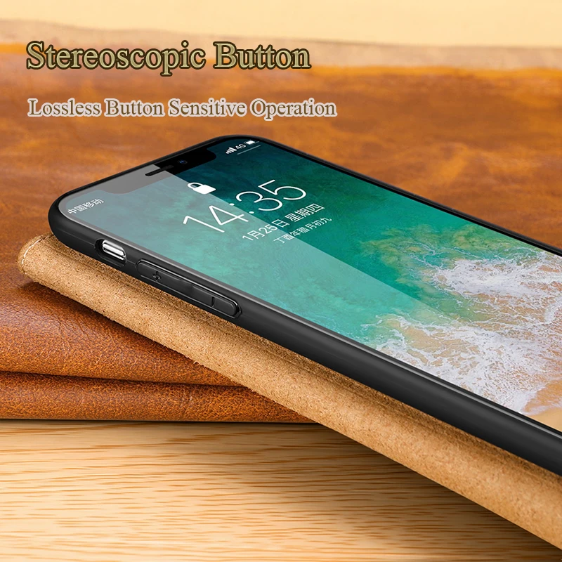 Smart View XS Max Touch флип чехол для iPhone X XR XS Max Роскошные Натуральная кожа 360 полный защитный чехол для телефона Capinha