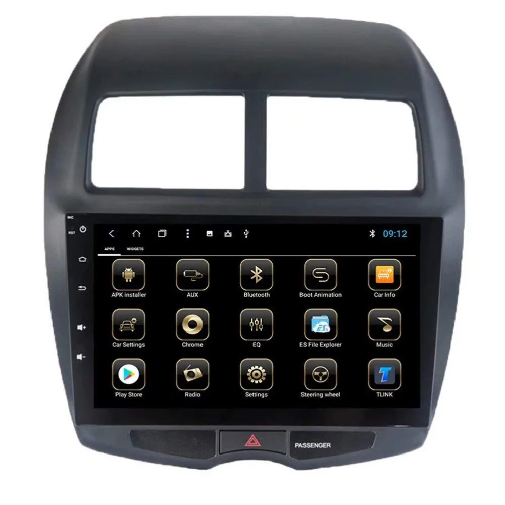 10 дюймовый Android 8 0 Автомобильный GPS навигационный мультимедийный плеер для Mitsubishi
