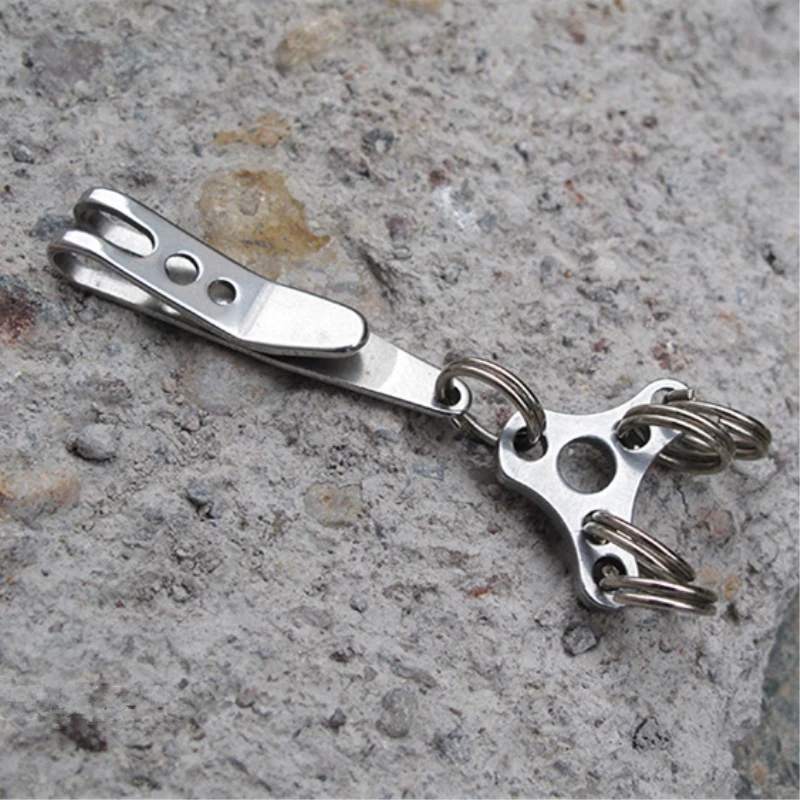 Pacgoth 301 Нержавеющая сталь Зажимы зажим для денег Женские Кошельки денежный ключ