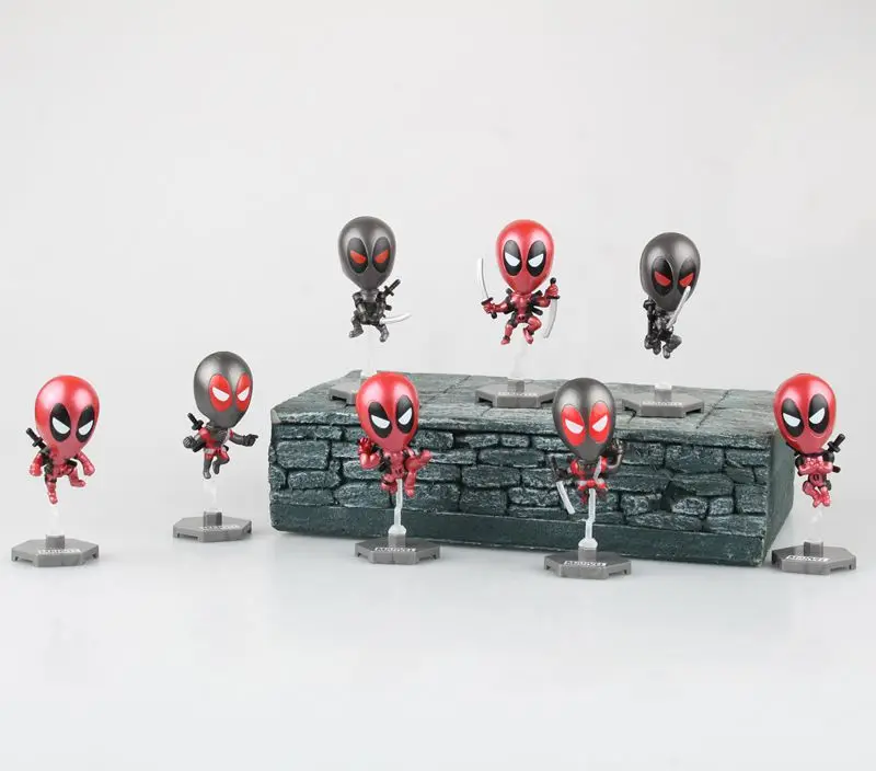Marvel Дэдпул фигурки героев автомобильные аксессуары качающейся головой
