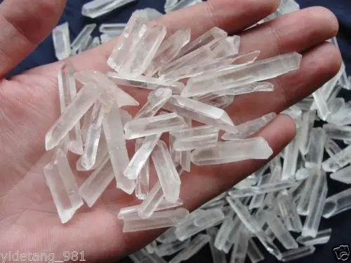 30-40 мм партия натуральных кварцевых кристаллов остроконечные и 150 г A2 | Дом сад