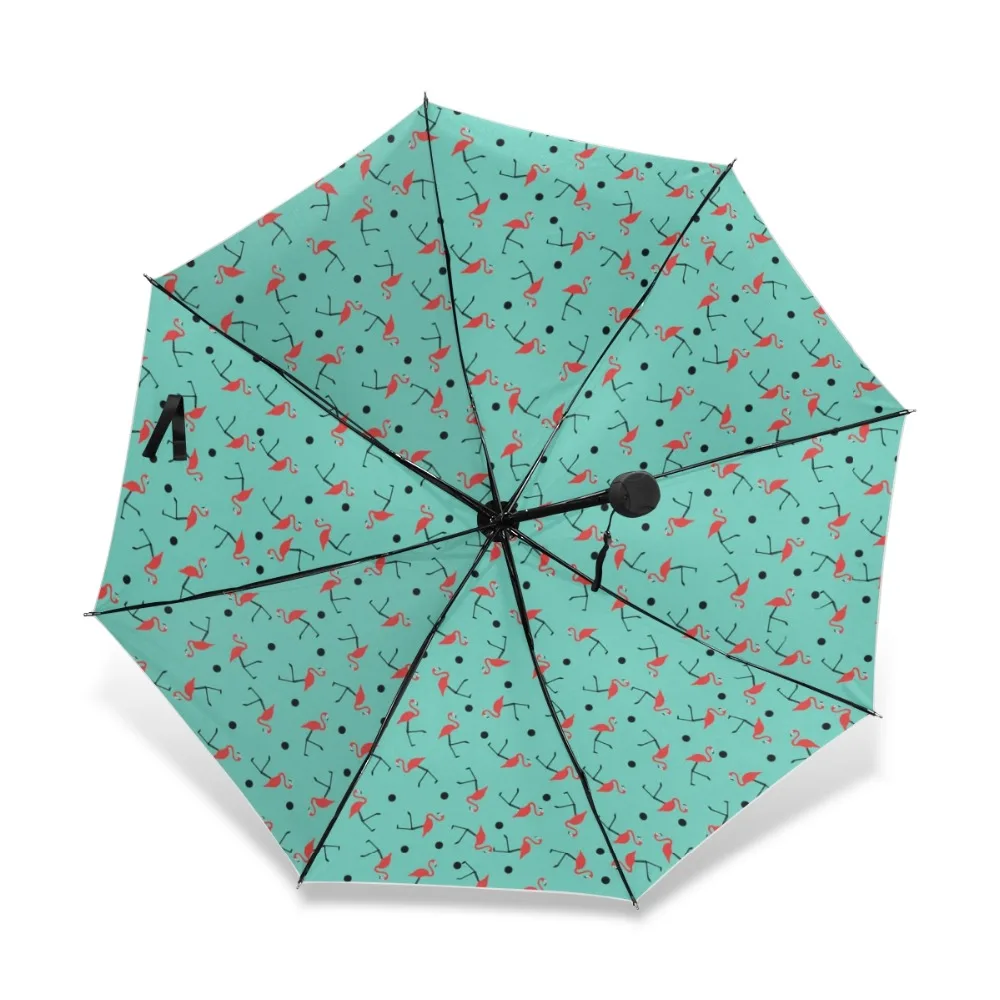 Ветрозащитный Солнечный дождливый дорожный полностью автоматический зонт для