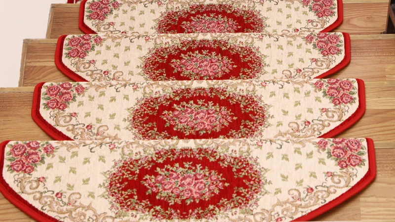 Европейский силиконовый коврик для лестниц ступней самоклеющиеся ковры без клея