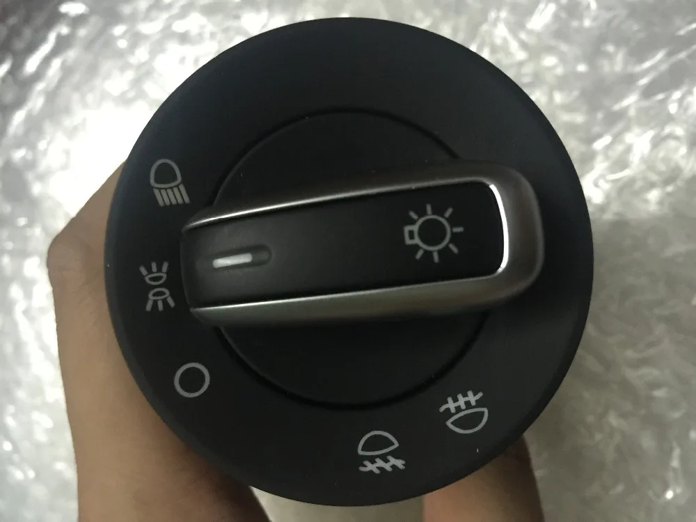 Хромированный головной светильник противотуманный широкий переключатель лампы