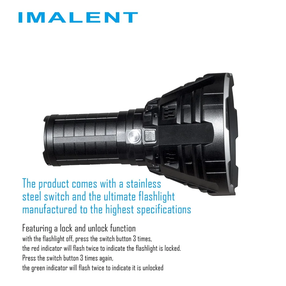 IMALENT R90C светодиодный светильник-вспышка CREE XHP35 HI 20000 лм перезаряжаемый светильник-вспышка с батареей высокопроизводительный уличный поисковый светильник