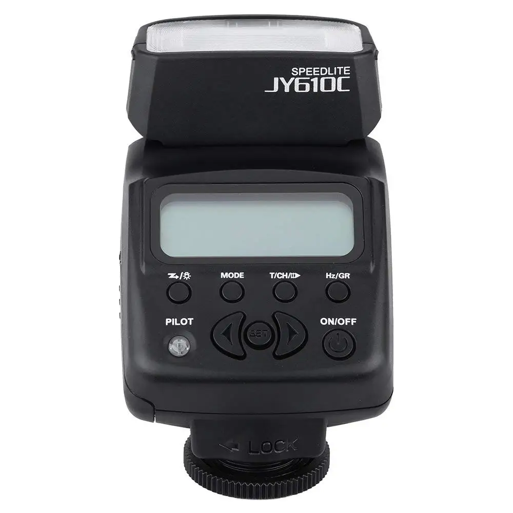 Viltrox JY-610C Mini Flash Light 1.5in LCD E-TTL On-camera Slave Speedlite for Canon 750D 760D 5DR 5DRS 60D 700D 5D3 DSLR Camera |