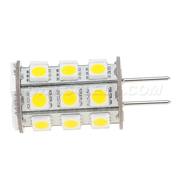Суперъяркая Светодиодная лампа G4 27LED 5050SMD 540 594LM для яхт лодок автомобилей тележек