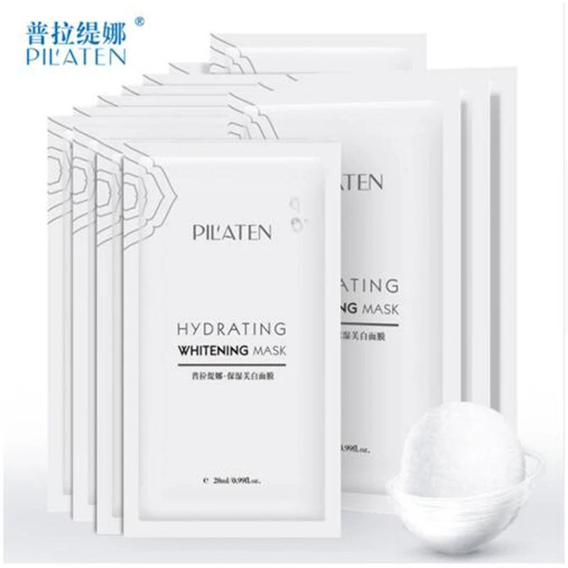 PILATEN 2 шт./Pilaten Коллаген отбеливающая маска увлажняющая тонкий Holika maschera Viso mascarilla
