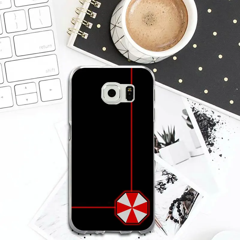 Зонтик Corporation тема Resident Evil Мягкий мобильный чехол для телефона Samsung Galaxy S2 S4 S5 S6 S7 S8