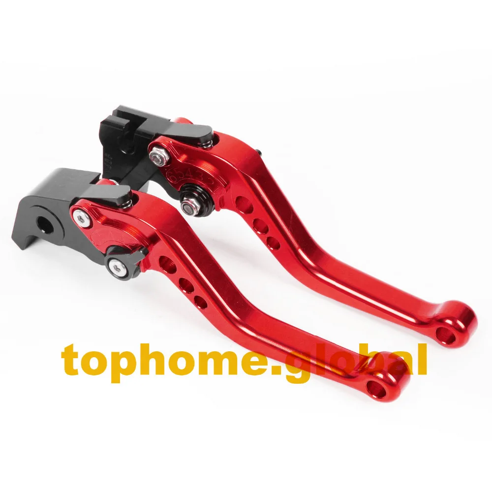 Красные Короткие Рычаги сцепления CNC для Yamaha R3 R25 2014-2019 регулируемые пары 2018 2017 2016
