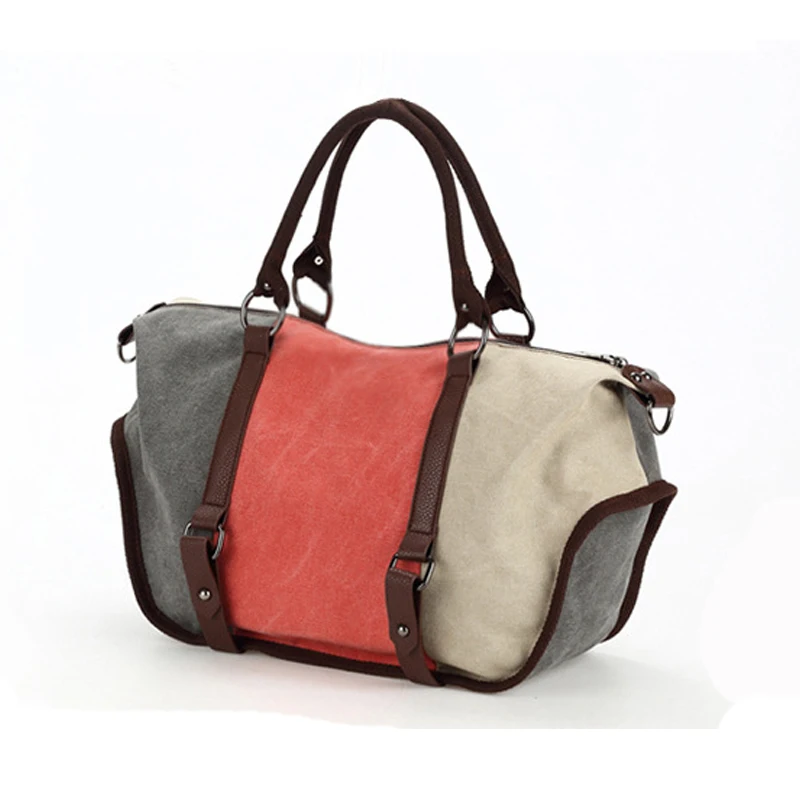 Новинка 2017 повседневные женские холщовые сумки вместительные цветные Женские в