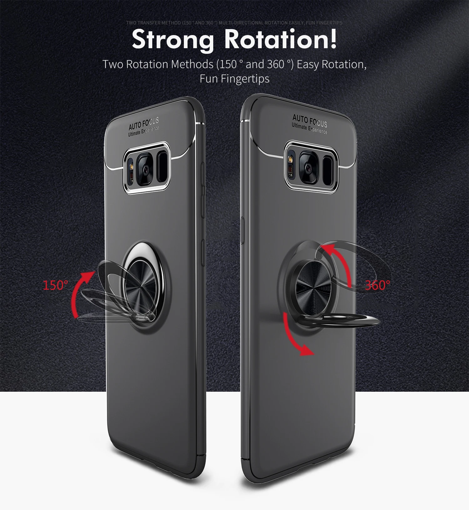 Чехол для Samsung Galaxy S8 Plus TPU Скрытая подставка с автомобильным магнитным держателем
