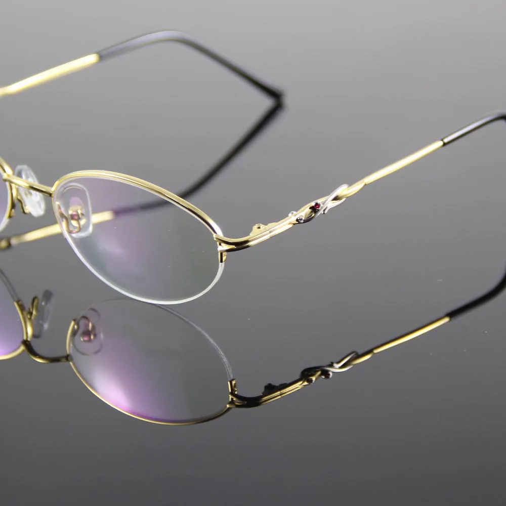 Оправа для очков овальная Женская оправа без оправы|oval eyeglass frames|women spectacle frameframe women