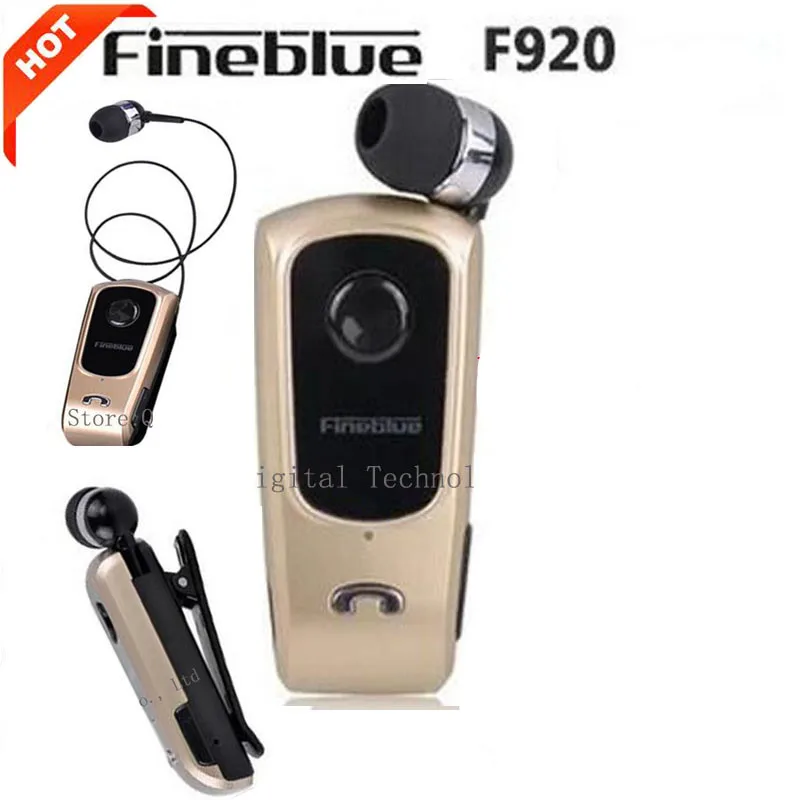 FineBlue F920 беспроводные bluetooth наушники гарнитура с зажимом выдвижные Наушники