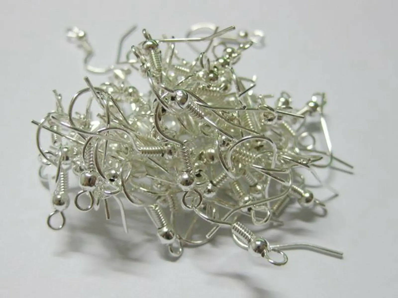 1000 серег рыболовные крючки катушка для ушей проволока ювелирных изделий сделай