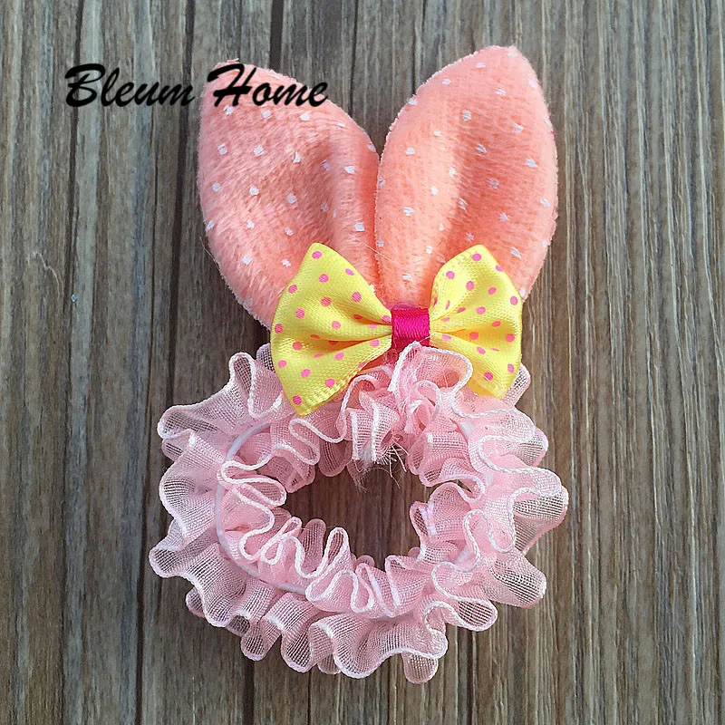 Bleum Home 2 шт. подарок для девочек с кроличьими ушками Детская резинка волос бантом