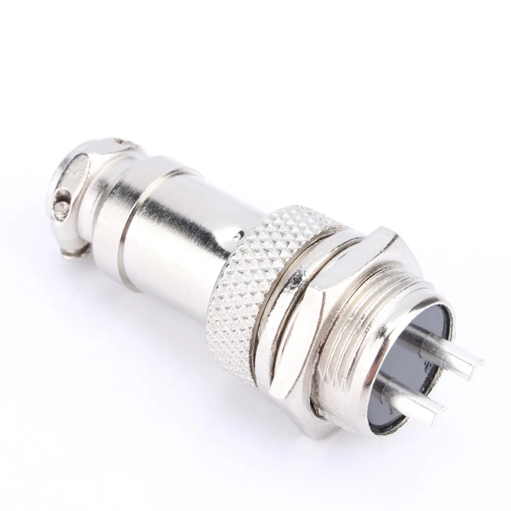 M16 16 мм 2 контактный винтовой тип Электрический авиационный разъем|connector header|connector