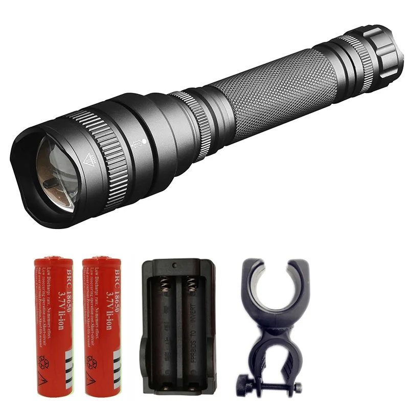 Option C Litwod Z20 CREE XHP70 1500lm мощный фонарь, светодиодный фонарик, мощный зум, тактический фонарь, аккумулятор 18650 для кемпинга - Испускаемый цвет: Option C