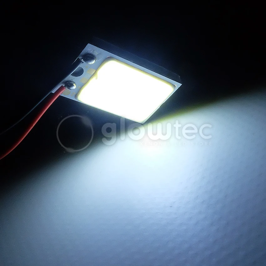2 шт. белый 16 Smd Cob Led панель авто интерьер чтения Карта Лампа светильник купол Festoon