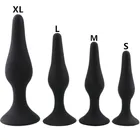 Силиконовый анальный фаллоимитатор, вибратор, Мужской массажер простаты, анальные бусины, пробка для точки G, Анальная пробка, взрослая мастурбация, анальные секс-игрушки для пар