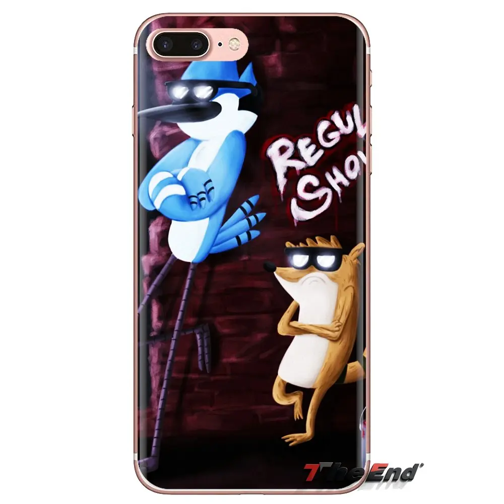 Чехлы для телефонов iPod Touch Apple iPhone 4 4S 5 5S SE 5C 6 6S 7 8 X XR XS Plus MAX standard Mordecai Rigby Blue Jay с