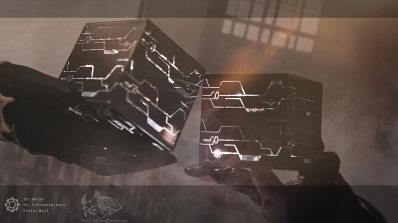 Athemis NieR Automata Cosplay Probs 9S 2B Game Cos Black Box Cube Data Storage самовзрывной креативный подарок на
