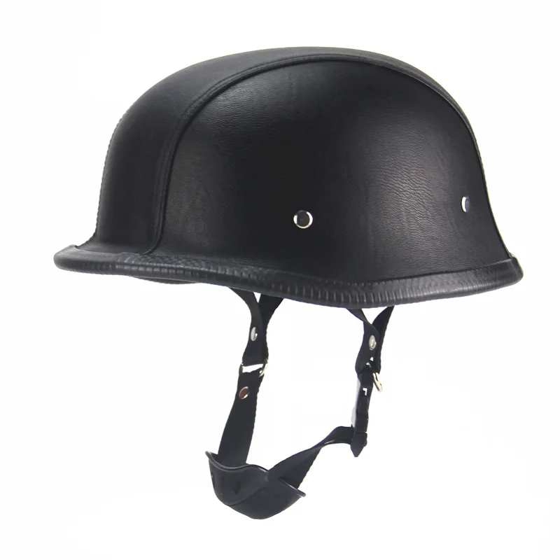 Вторая мировая война Ретро шлем кожаный Летний Halley половина наполовину покрытый
