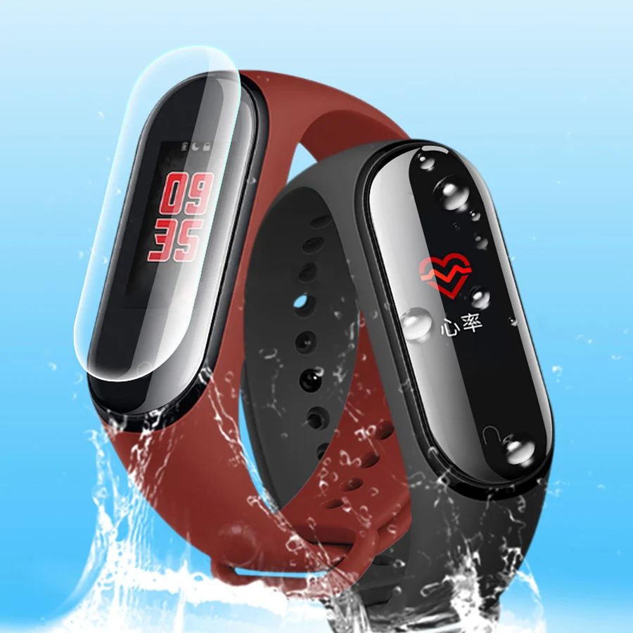 Мягкая защитная пленка для Xiaomi Mi Band 4 ремешок браслета полноэкранная