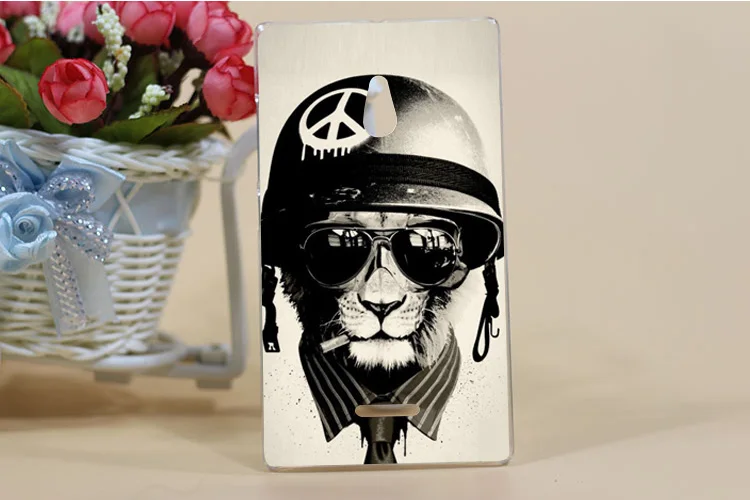 Новое поступление Модный чехол с рисунком для Nokia XL две Sim карты жесткие