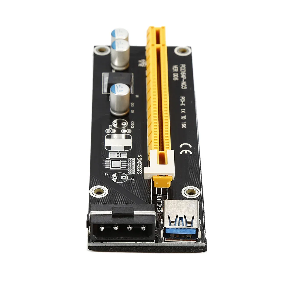 Centechia 60cm USB 3.0 PCIe Riser Card PCI-E Express 1xto16x Extender Adapter SATA Power Supply for BTC Miner Machine | Электроника
