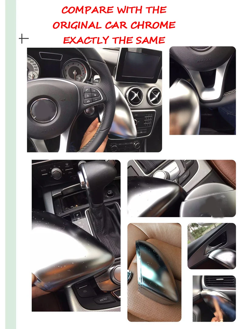 Автомобильные аксессуары для Volkswagen Passat B8 VW CC Rline хромированный матовый боковой корпус бокового зеркала колпачки Серебристые матовые